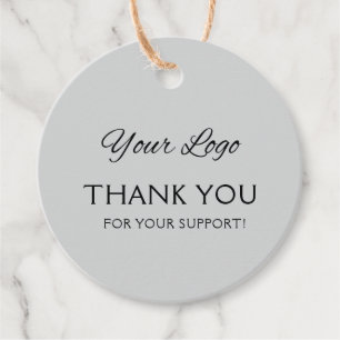 Business Logo Thank you Label Hang Tag