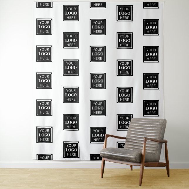 Business Logo Trade Show Backdrops  Tapestry (In Situ)