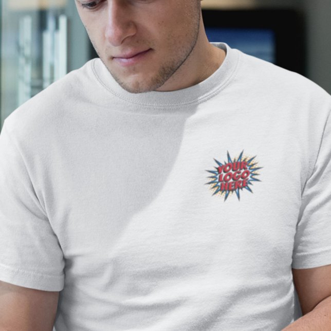 Business Logo Upload Template - Front Logo T-Shirt (Creator Uploaded)