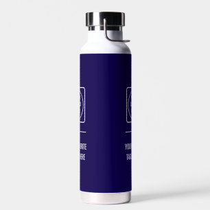 Business Logo Website Custom Branding Promotion Water Bottle