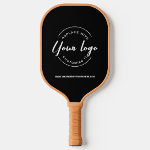 Business logo WEBSITE Simple Promotional Custom Pickleball Paddle