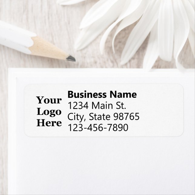 Business Logo White Phone Number Return Address (Insitu)