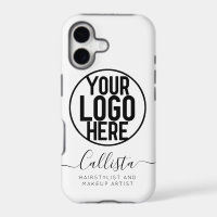Business Logo White Solid Colour Name Title