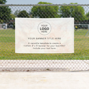 Business Logo With Professional 5' Banner