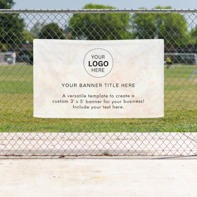 Business Logo With Professional 5' Banner (Insitu)