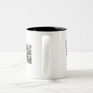 Business Logo with QR code  Mug