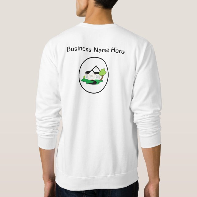 Business Logo Work Sweatshirts (Back)