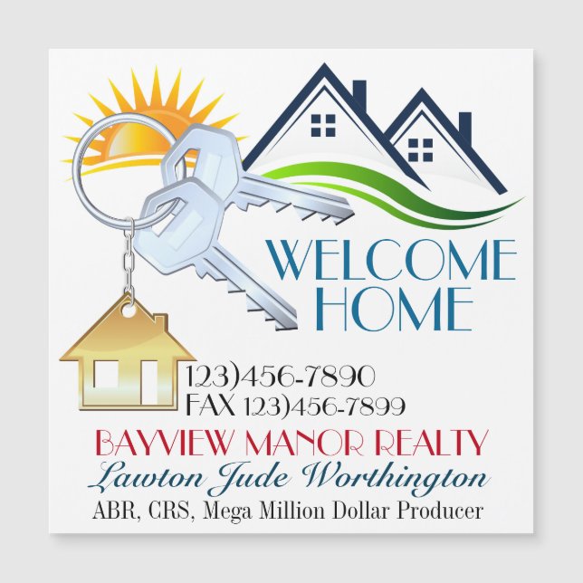 Business Magnet - Real Estate, You Name It (Front)