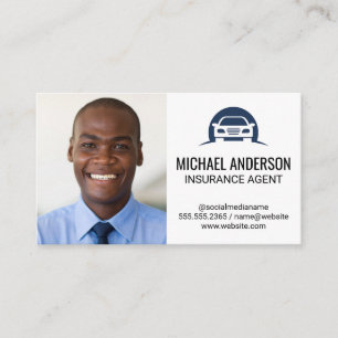 Business Man   Automobile Logo Business Card