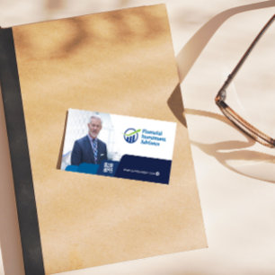 Business Man in the Office   Corporate   QR Code Card