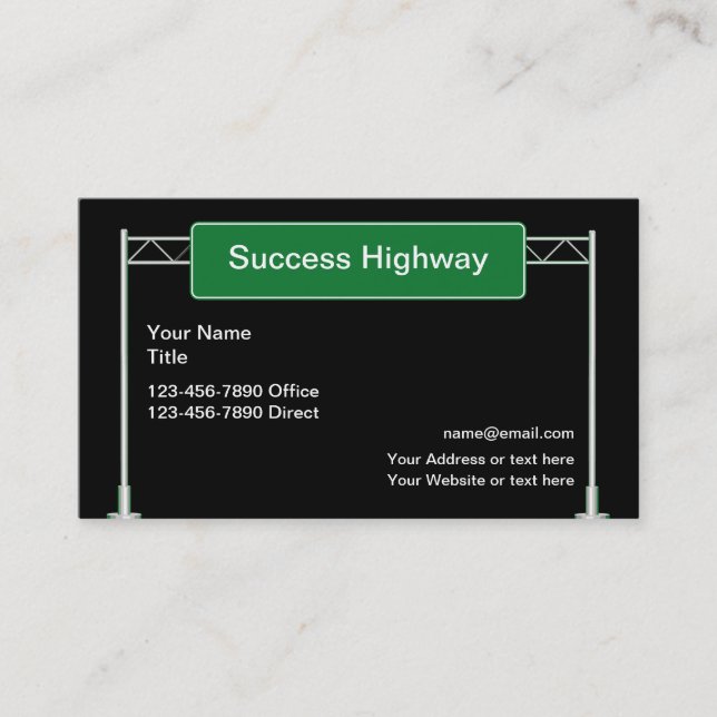 Business Marketing And Promotion Business Card (Front)