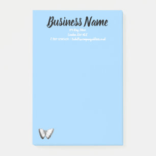 Business Marketing items personalised Blue Post-it Notes