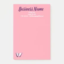 Business Marketing items personalized pink