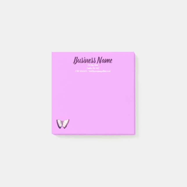 Business Marketing items personalized Post-it Notes (Front)