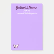 Business Marketing items personalized purple