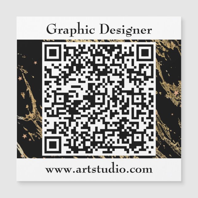 Business Marketing Promotional QR Code (Front)