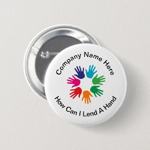 Business Medical Health Pin Back Buttons
