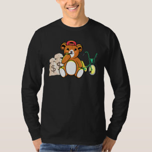 Business Mentality Lowrider Teddy Bear Entrepreneu T-Shirt