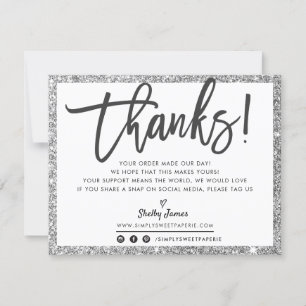 BUSINESS MERCI moderne chic parties scintillant ar
