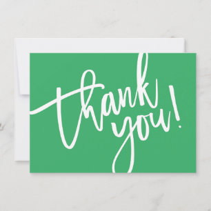 BUSINESS MERCI script moderne insérer le logo vert