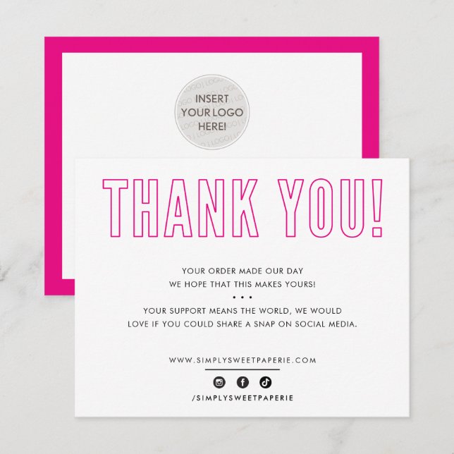 BUSINESS MERCI urbain masculin fuschia rose (Devant / Derrière)