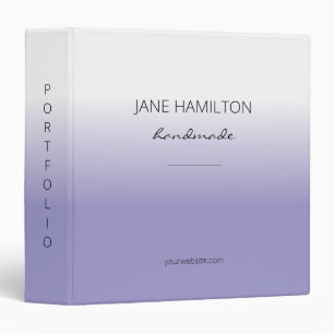Business Modern Professional Purple Binder