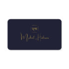 Business Monogram Minimalist Modern Professional