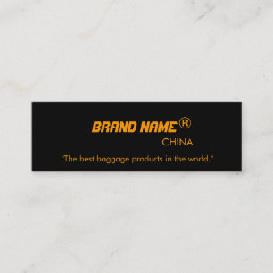 Business  name advertisement cards. mini business card