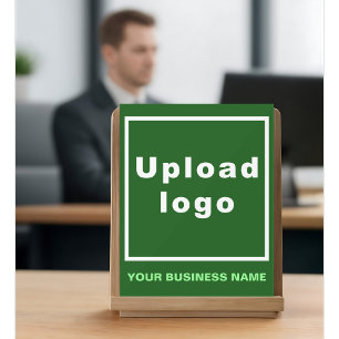 Business Name and Logo Green Acrylic Sign