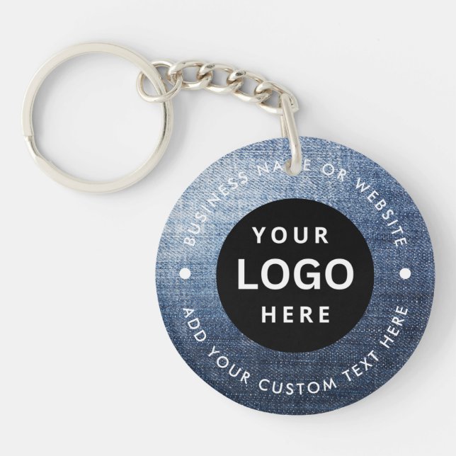 Business name and Logo Keychain (Front)