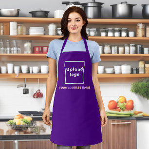 Business Name and Logo Purple Apron