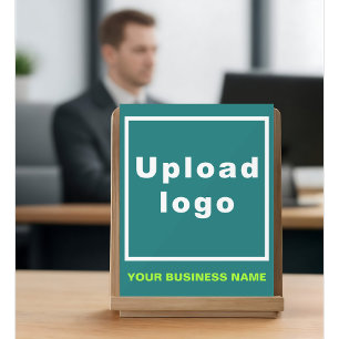Business Name and Logo   Teal Green Acrylic Sign