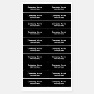 Business Name Black Phone Number Product