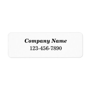 Business Name Bold Italics Phone Number Product