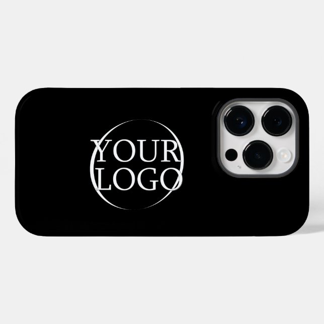 Business Name Create Your Own Company Text Case-Mate iPhone Case (Back (Horizontal))