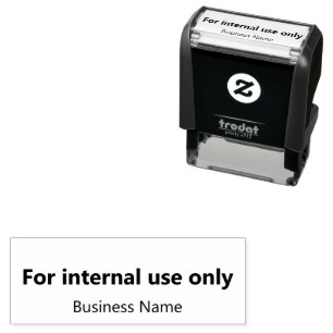 Business Name For Internal Use Only Self-inking Stamp