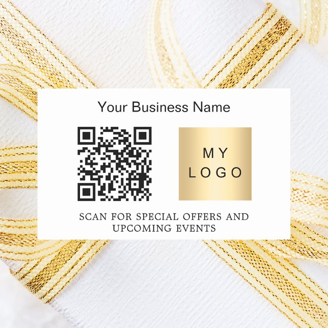 Business name logo qr code brand colour sticker (Creator Uploaded)