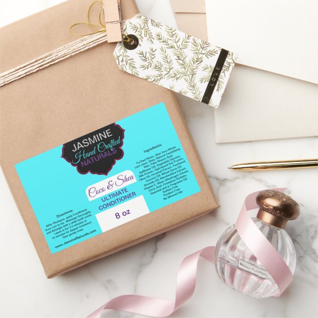 Business Name or Logo Container Sticker (Gifting)