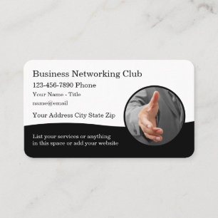 Business Networking And Marketing Business Cards