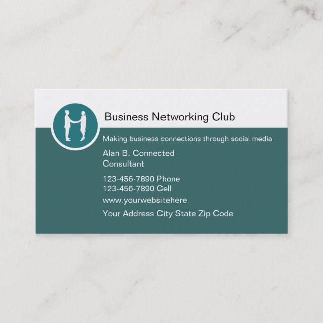 Business Networking Business Cards (Front)