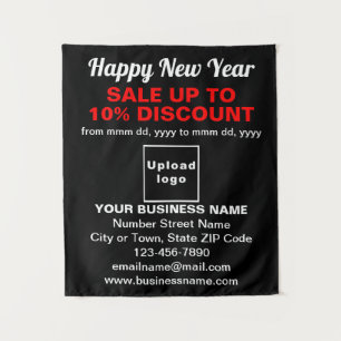 Business New Year Sale on Black Tapestry