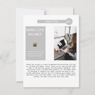 Business Newsletter Email List Promotional Announcement