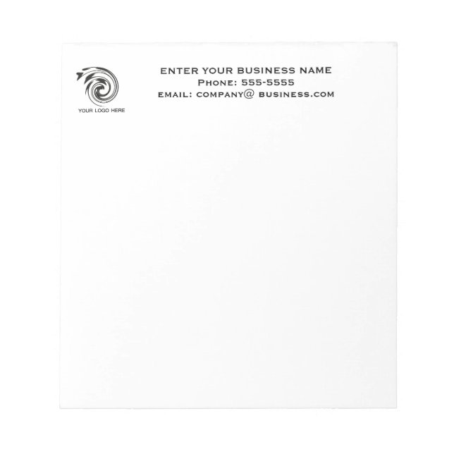 Business notepad with Logo (Front)