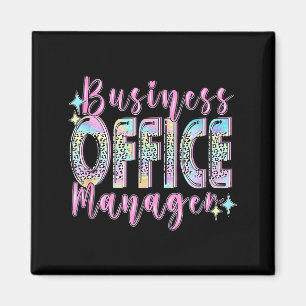 Business Office Manager Funny Front Teamwork Regio Magnet