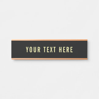 Business Office School Customizable Department Door Sign