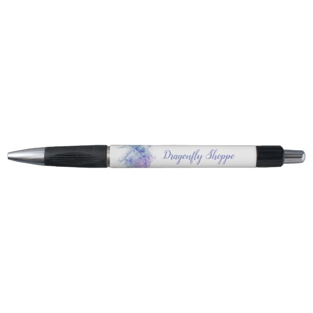 Business or Personal Use Dragonfly Watercolor art Pen (Front)