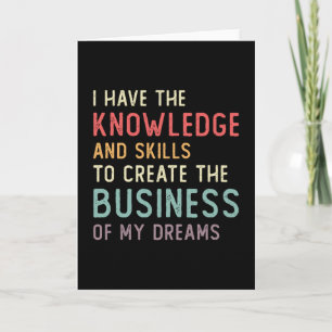 Business Owner Manager Entrepreneur Boss CEO Card