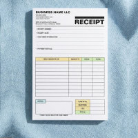 (Business Pad) Payment Sales Invoice Receipt Book