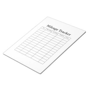 Business & Personal Travel Log Notepad