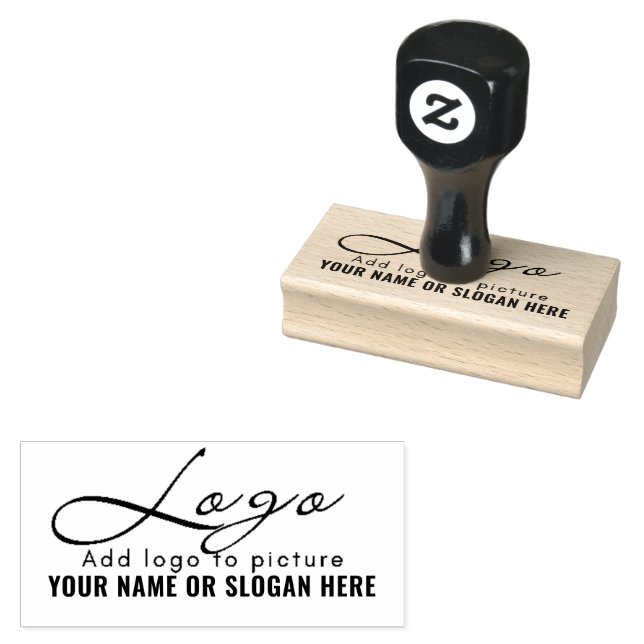 BUSINESS | Personalized Business Logo Rubber Stamp (Stamped)